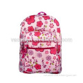flower school bag with your own design